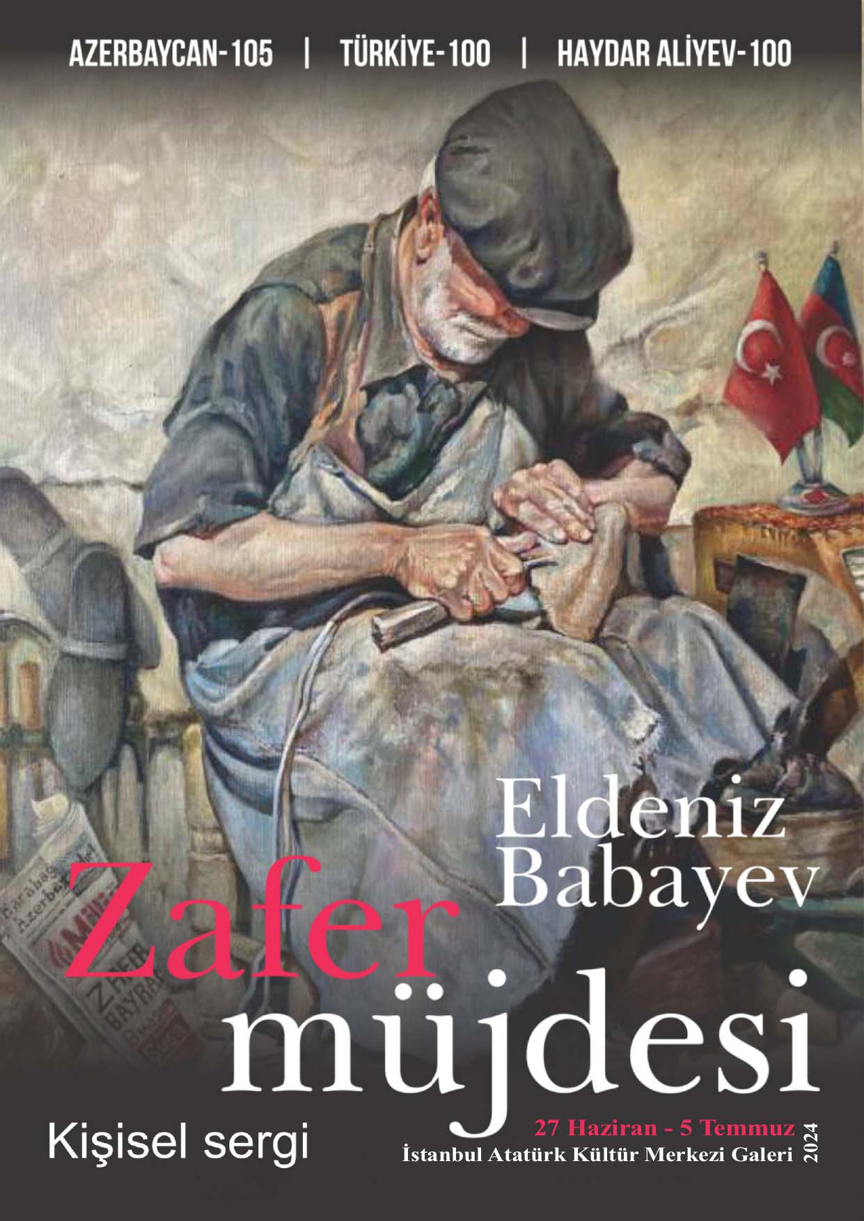 Eldəniz Babayevin "Zəfər Müjdəsi" fərdi sərgisi açılacaq.